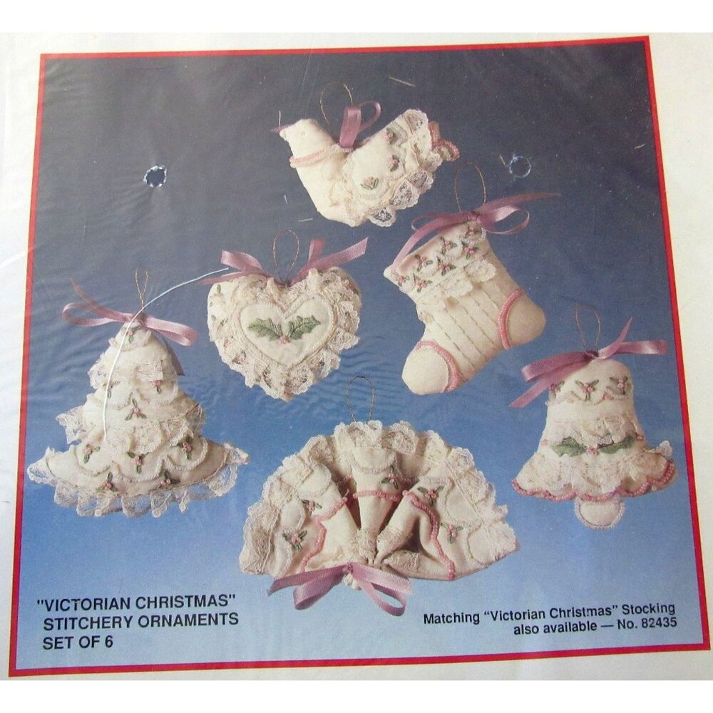 Lot of 3 Cross Stitch Kits Next Meals Cook Victorian Christmas And Hearts Flower - Picture 4 of 5
